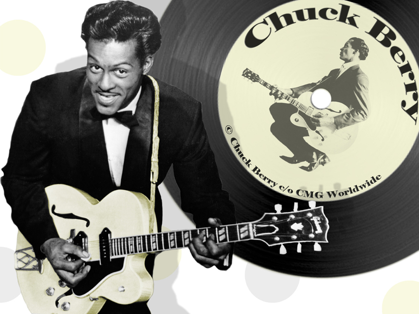 Chuck Berry's Johnny B Goode has been voted the greatest guitar song of all time.
